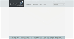 Desktop Screenshot of jam-fineartprint.de