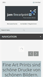 Mobile Screenshot of jam-fineartprint.de